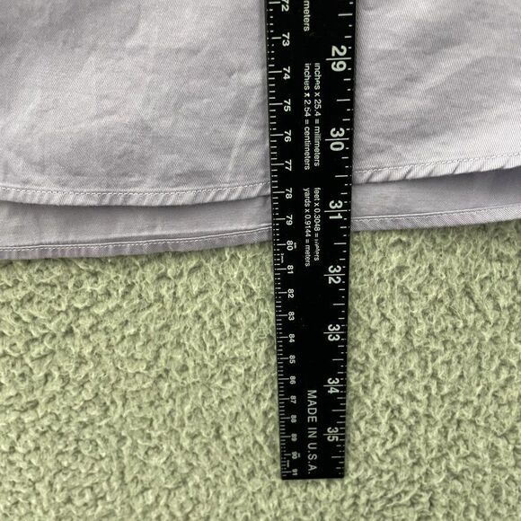 MICHAEL Michael Kors Men L‎ Purple Long Sleeve Button Down Dress Shirt - Picture 7 of 10